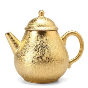 gilded teapot