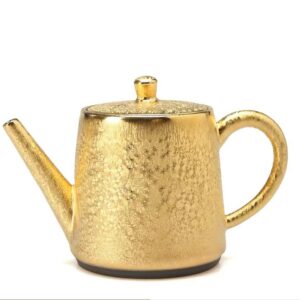 gilded teapot