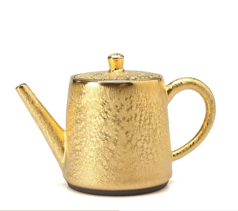 gilded teapot