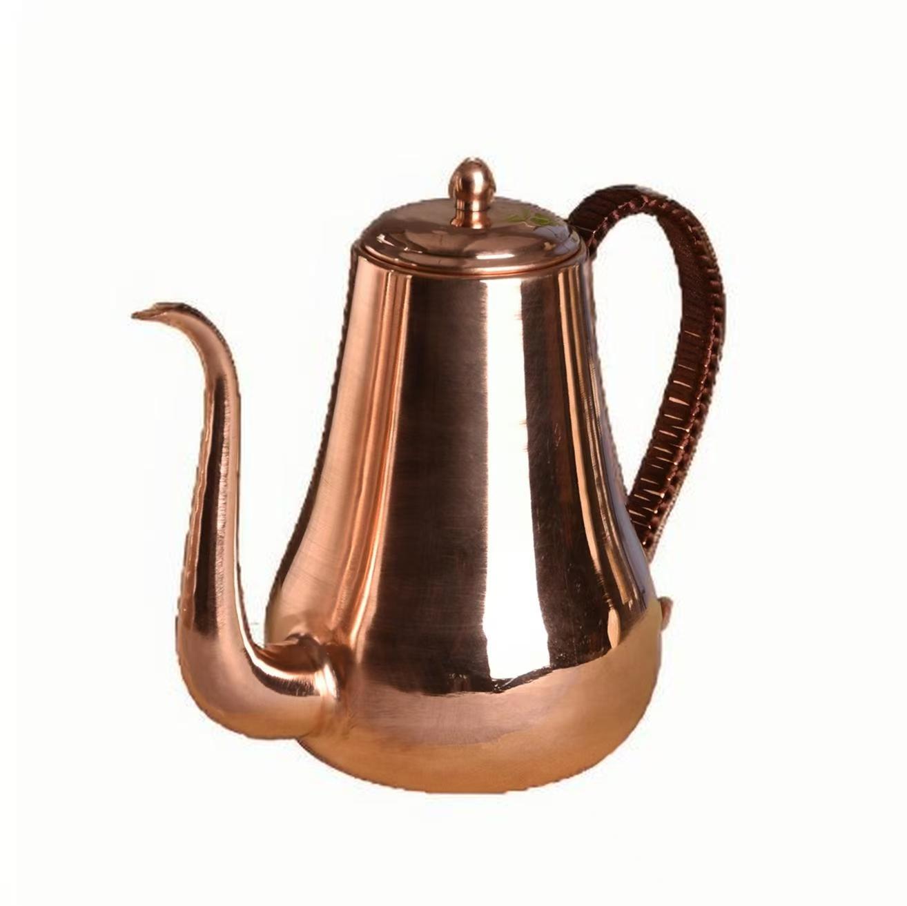 handmade pure copper coffee pot