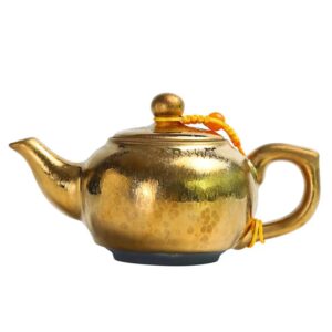 gilded teapot
