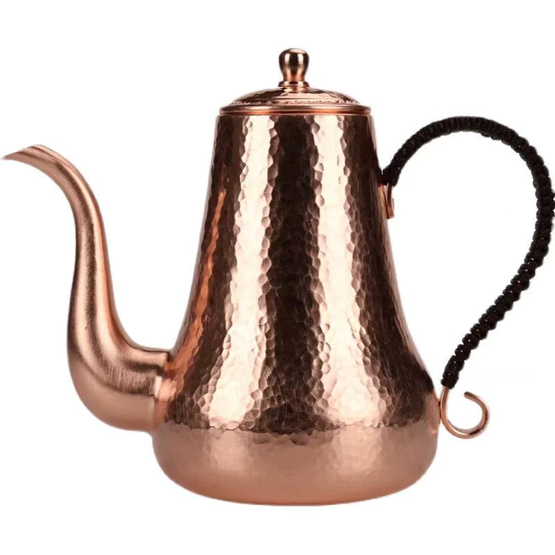 handmade pure copper coffee pot